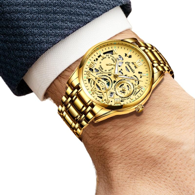 Smartwatch Luxury Watches - Fashion Men's Hollowed Out Quartz Watch