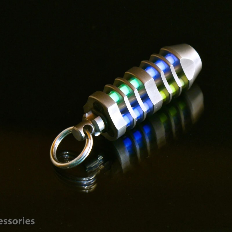 Tritium Gas Tube - TEC-T3-6X Triode Self-luminating Marker Self-luminous Titanium