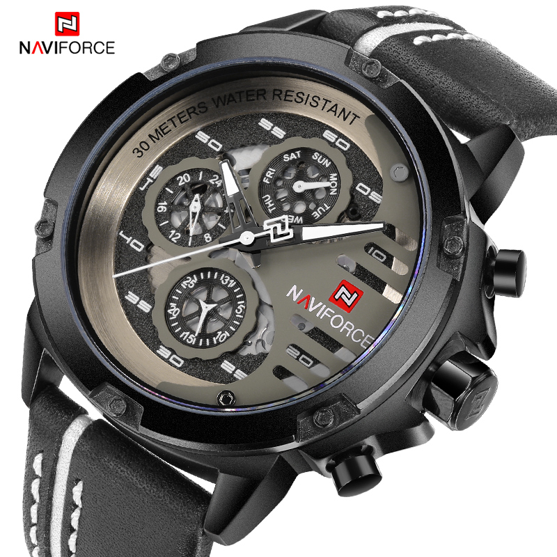 NAVIFORCE New Men's Sports Mil - огляд і ціна Smartwatch Military Watches For Men