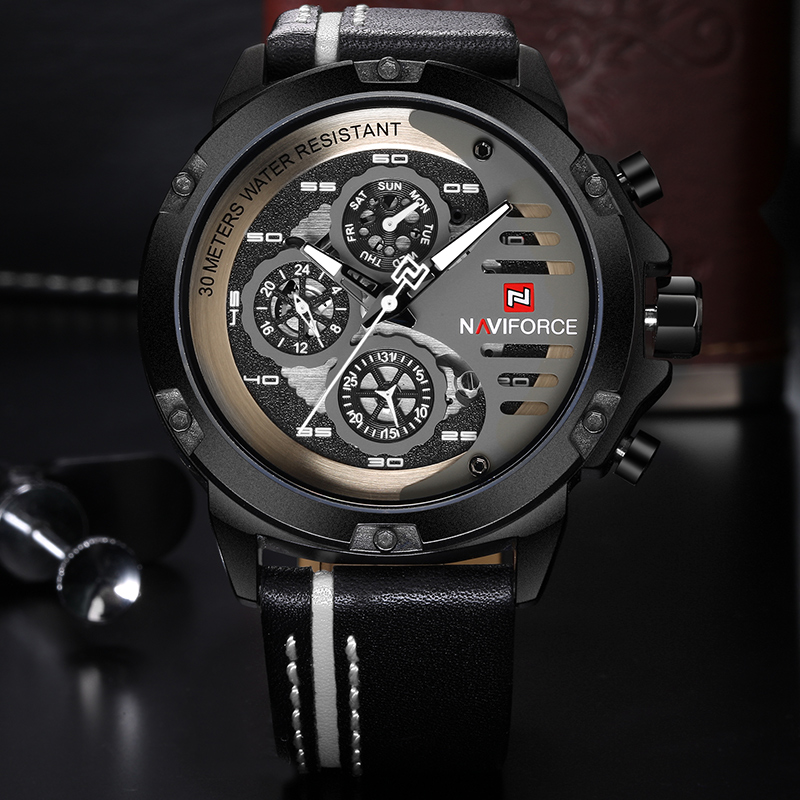 NAVIFORCE New Men's Sports Mil - огляд і ціна Smartwatch Military Watches For Men