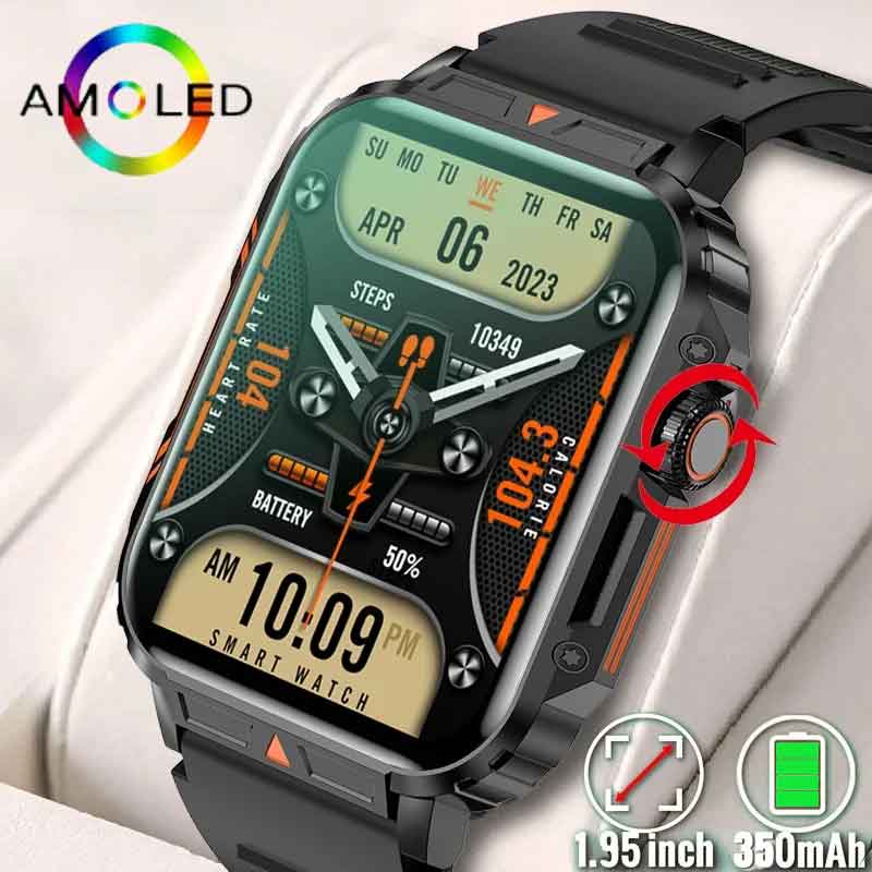 1.91 Outdoor Military Smart Wa - огляд і ціна Smartwatch Military Watches For Men