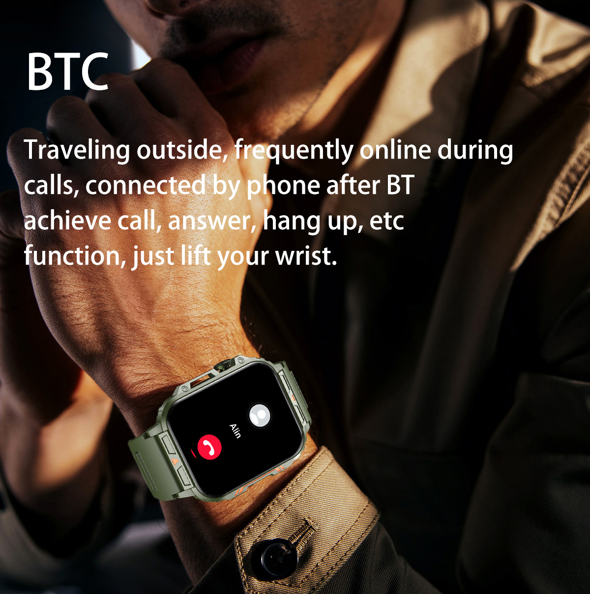 1.91 Outdoor Military Smart Wa - огляд і ціна Smartwatch Military Watches For Men