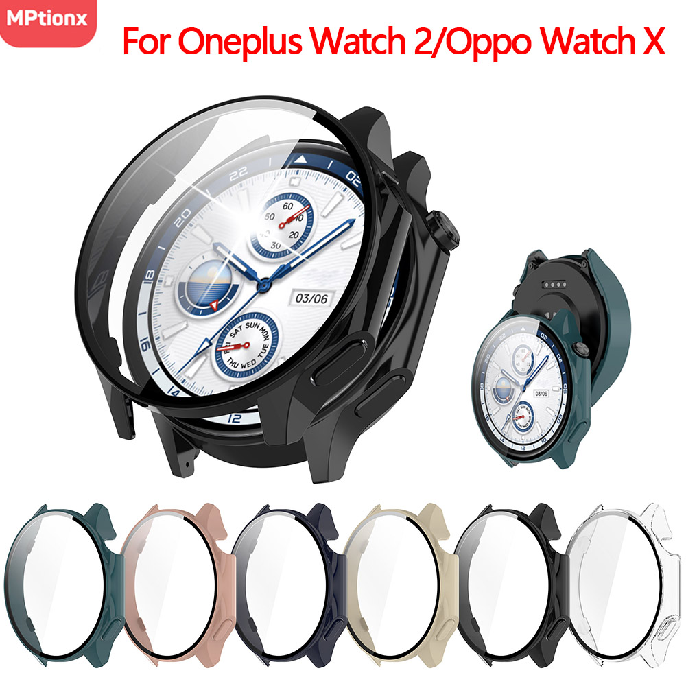 PC Case+Glass for Oneplus Watc - огляд і ціна Smartwatch Oppo Watch
