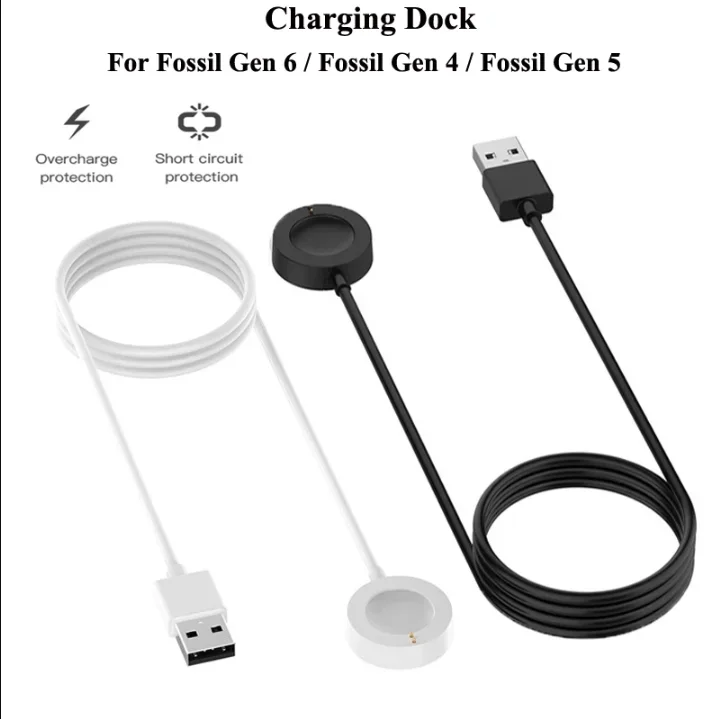 USB Magnetic Fast Charger Dock - огляд і ціна Fossil Watches Smartwatch Gen 4