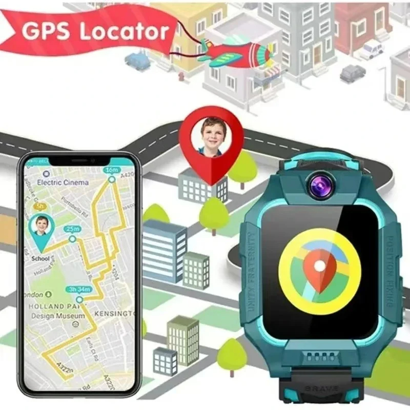 Lenovo 5G Kids Smart Watch Gif - огляд і ціна Smartwatch Watches For Kid Boy Waterproof