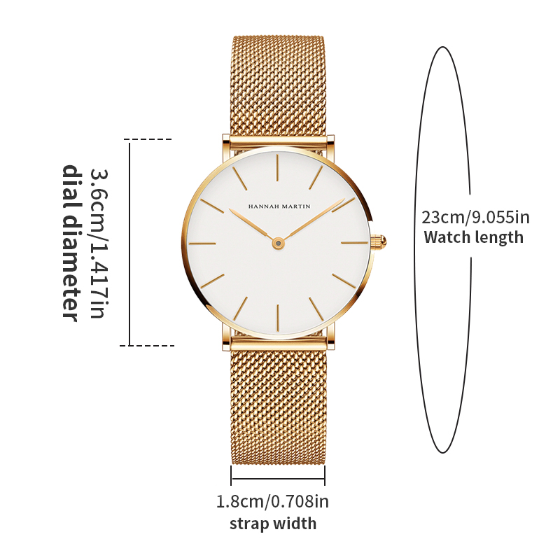 Hannah Martin Brand Women's Wa - огляд і ціна Anti-Magnetic Watch