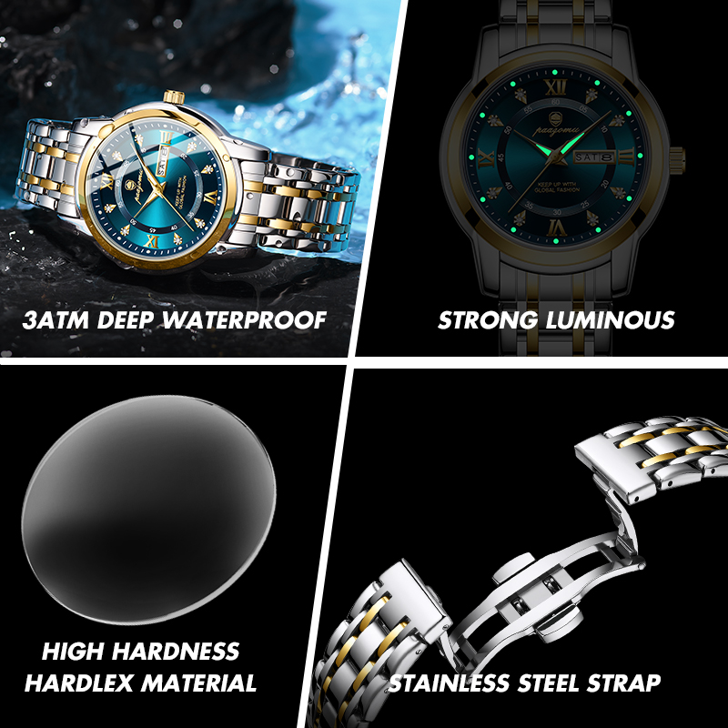 PAAZOMU Watch Men Women Diamon - огляд і ціна Smartwatch Luxury Watches