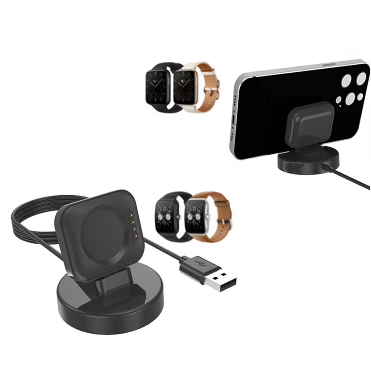 update. 2X Charger Dock Statio - огляд і ціна Smartwatch Oppo Watch