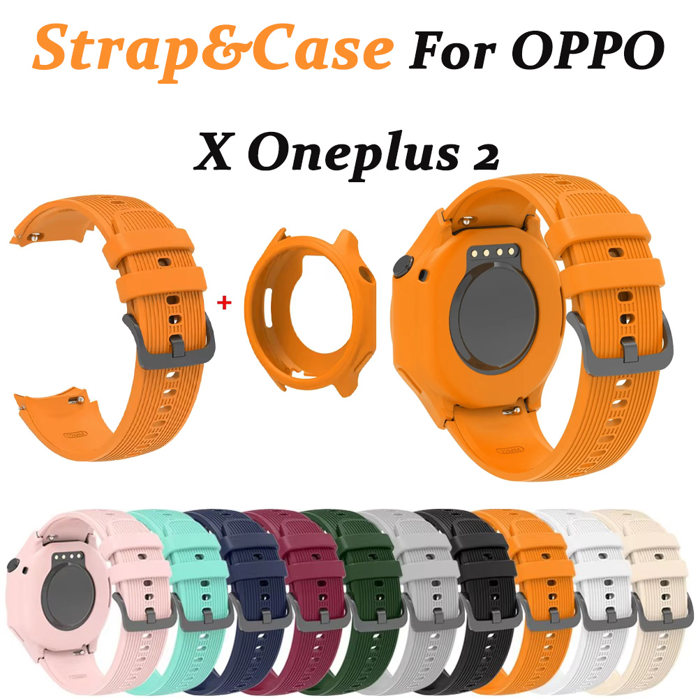 Silicone Watch Case & Strap fo - огляд і ціна Smartwatch Oppo Watch