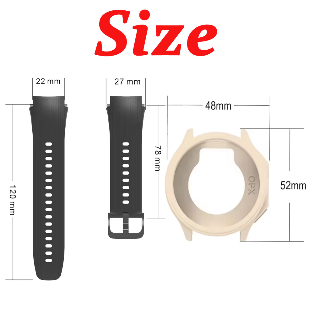 Silicone Watch Case & Strap fo - огляд і ціна Smartwatch Oppo Watch