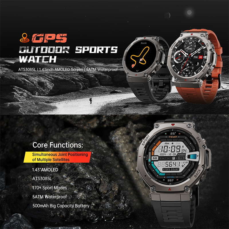 2026 Popular New Military GPS  - огляд і ціна Smartwatch Military Watches For Men
