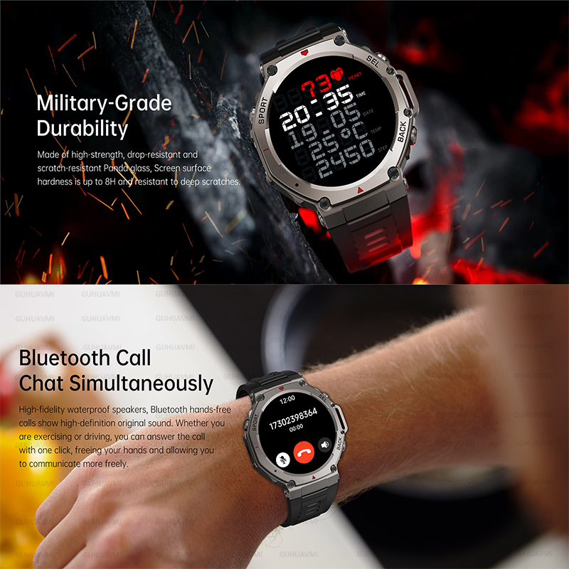 2026 Popular New Military GPS  - огляд і ціна Smartwatch Military Watches For Men
