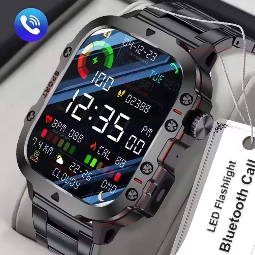 2026 New Military Smart Watch  - огляд і ціна Smartwatch Military Watches For Men