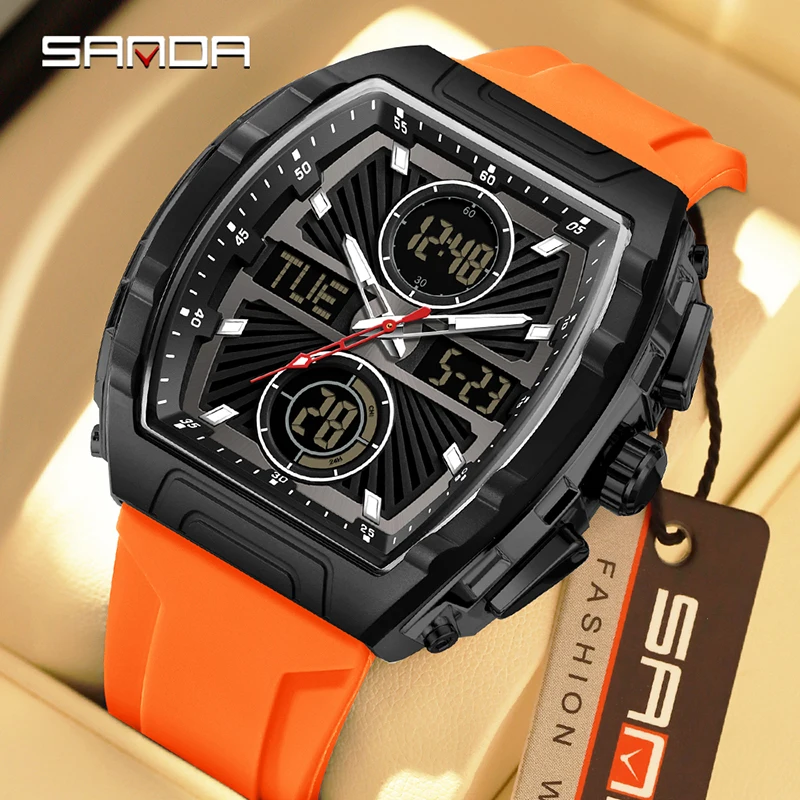 SANDA New Fashion Trend Men's  - огляд і ціна Smartwatch Trending Watches For Men