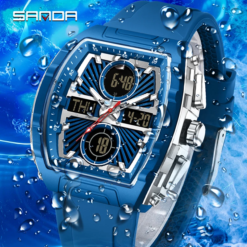 SANDA New Fashion Trend Men's  - огляд і ціна Smartwatch Trending Watches For Men