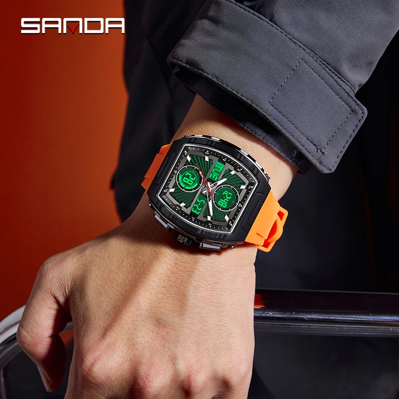 SANDA New Fashion Trend Men's  - огляд і ціна Smartwatch Trending Watches For Men