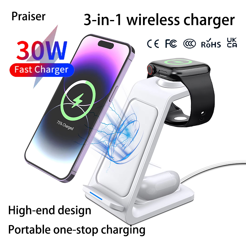 15W 3 in 1 Wireless Charger St - огляд і ціна Smartwatch Oppo Watch
